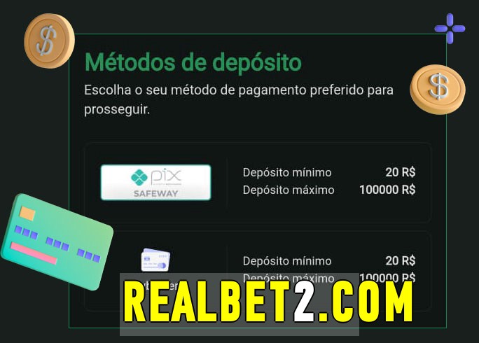 O cassino Realbet bet oferece uma grande variedade de métodos de pagamento